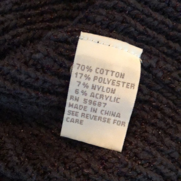 Curio big mop button dow long sleeved striped cotton blend cardigan sweater - Picture 8 of 11